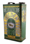 LYLE'S GOLDEN SYRUP - VINTAGE MID CENTURY ADVERTISEMENT SYRUP CAN