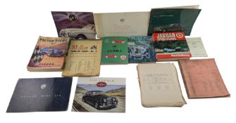 A COLLECTION OF JAGUAR & MOTOR SPORTS MAGAZINES & OTHERS