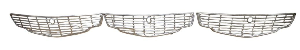 THREE CLASSIC STANDARD CHROME GRILLES