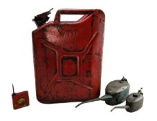AUTOMOBILIA - SELECTION OF OIL CANS