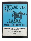 AUTOMOBILIA - 1975 VINTAGE CAR RACES POSTER