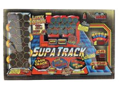 SUPA TRACK DELUXE - LATE 20TH CENTURY FRUIT MACHINE GLASS PANEL