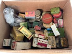 TINS & PACKAGING - MIXED SELECTION OF VINTAGE ADVERTISING