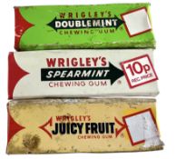 WRIGLEY'S - SELECTION OF VINTAGE DUMMY BAR DISPLAYS
