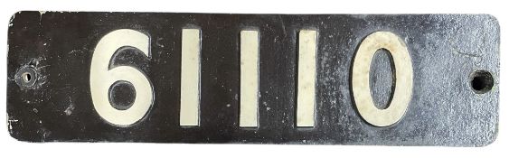 RAILWAYANA - EARLY 20TH CENTURY CAST IRON SMOKE BOX PLATE