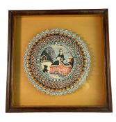 VINTAGE 20TH CENTURY ADVERTISING COLLAGE ART DISPLAY