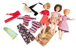 DOLLS - A COLLECTION OF VINTAGE 1960s TRESSY AND SINDY DOLLS