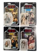 STAR WARS - ORIGINAL VINTAGE EWOK ACTION FIGURES WITH CARD BACKS