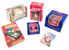 RETRO TOYS - COLLECTION OF VINTAGE ADVERTISING TOYS AND POCKET SIMON