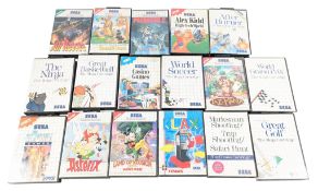 RETRO GAMING - SEGA MASTER SYSTEM VIDEO GAMES