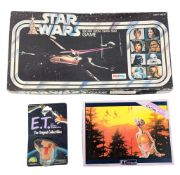 E.T - STAR WARS - 1980s BOARD GAME, PUZZLE AND FIGURE