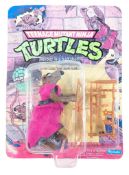 TEENAGE MUTANT NINJA TURTLES - VINTAGE SPLINTER PLAYMATES CARDED FIGURE