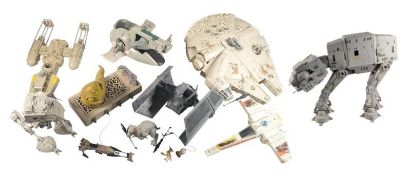 STAR WARS - LARGE COLLECTION OF ORIGINAL VINTAGE PLAYSETS