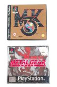 RETRO GAMING - PLAYSTATION METAL GEAR SOLID & MORTAL KOMBAT GAMES
