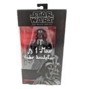 STAR WARS - HASBRO DARTH VADER FIGURE SIGNED BY BRIAN MUIR