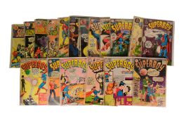 COMIC BOOKS - COLLECTION OF X18 DC SUPERBOY COMICS