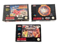 RETRO GAMING - SUPER NINTENDO VIDEO GAMES