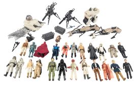 STAR WARS - COLLECTION OF VINTAGE FIGURES & MINIRIGS