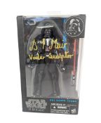 STAR WARS - HASBRO DARTH VADER FIGURE SIGNED BY BRIAN MUIR