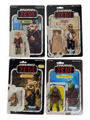 STAR WARS - ORIGINAL VINTAGE ACTION FIGURES WITH CARD BACKS