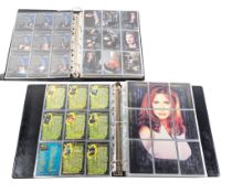TRADING CARDS - BUFFY THE VAMPIRE SLAYER AND ANGEL TRADING CARDS AND BINDER