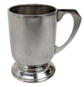 20TH CENTURY ELIZABETH II HALLMARKED SILVER CHRISTENING CUP