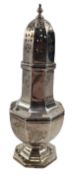 20TH CENTURY GEORGE V HALLMARKED SILVER SUGAR SIFTER CASTOR