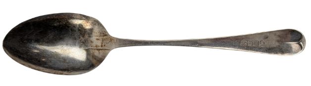 GEORGE III HALLMARKED SILVER TABLE SPOON, LONDON 1800