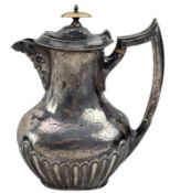 19TH CENTURY VICTORIAN HALLMARKED SILVER COFFEE / WATER POT
