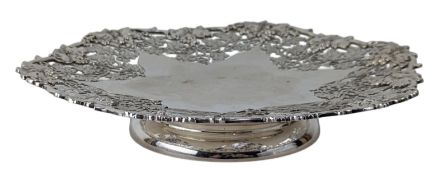 20TH CENTURY GEORGE V HALLMARKED SILVER TAZZA CENTREPIECE