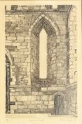 VALERIE THORNTON (1931-1991) - LANERCOST LANCET, 1975 - LIMITED EDITION SIGNED ETCHING