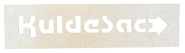 JUSTIN MCCARTHY AKA DICY (BRITISH B. 1971) - KULDESAC STENCIL, 1999