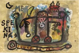 ALAN DAVIE C.B.E R.A (BRITISH, 1920-2014) - SPEKING OPUS, 1999
