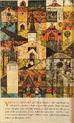 GAYNOR CHAPMAN (B. 1935) - VILLAGE CHURCHES, 1962 - POSTER