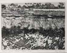 IVY SMITH (BRITISH, 20TH CENTURY) - WHITLINGHAM MARSH-SNOW