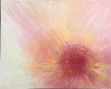 EMMA ROSE - UNTITLED OIL ON CANVAS ABSTRACT