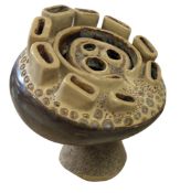 KILLAY POTTERY - SOUTH WALES ABSTRACT GLAZED STONEWARE VASE