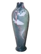 A. J. WILKINSON ORIFLAMME DESIGNED BY JOHN BUTLER - BALUSTER MARBLE EFFECT VASE
