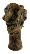 20TH CENTURY STUDIO ART POTTERY FACE BRUTALIST SCULPTURE