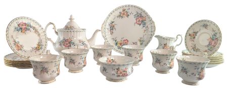 ROYAL ALBERT - CONSTANCE PATTERN - FULL TEA SERVICE