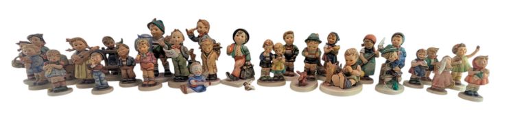 COLLECTION OF 28 GOEBEL HUMMEL PORCELAIN FIGURINES