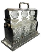 VICTORIAN 19TH CENTURY SILVER PLATE TANTALUS