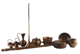 COLLECTION OF LATE 19TH AND 20TH CENTURY COPPER ITEMS