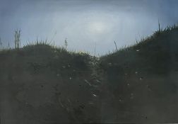 PHILIP BRAHAM (B. 1959) - MOUNTAIN PATH, 1993 - OIL ON PAPER