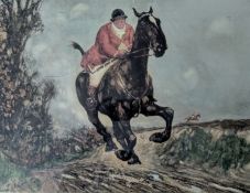 AFTER FRANK GILLETT - MR. JORROCK'S - EARLY 20TH CENTURY SIGNED PRINT