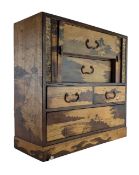 MID 20TH CENTURY JAPANESE INLAID TABLE TOP CABINET