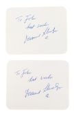 AUTOGRAPHS - JAMES BOND 007 - DESMOND LLEWELYN (D.1999)