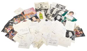 AUTOGRAPHS - LARGE COLLECTION OF 100+