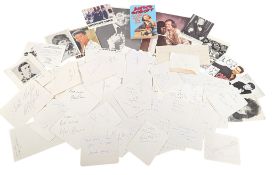 AUTOGRAPHS - LARGE COLLECTION OF 100+