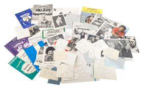 AUTOGRAPHS - LARGE COLLECTION OF 100+